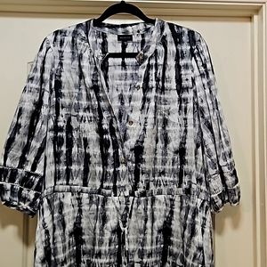 Black and white dress